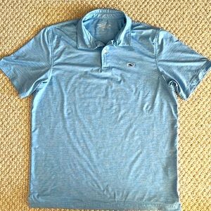 Vineyard Vines Performance Polo, mens large, blue